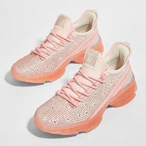 Women's Mesh Slip On Walking Shoes Fashion Breathable Spakle Glitter Sneaker